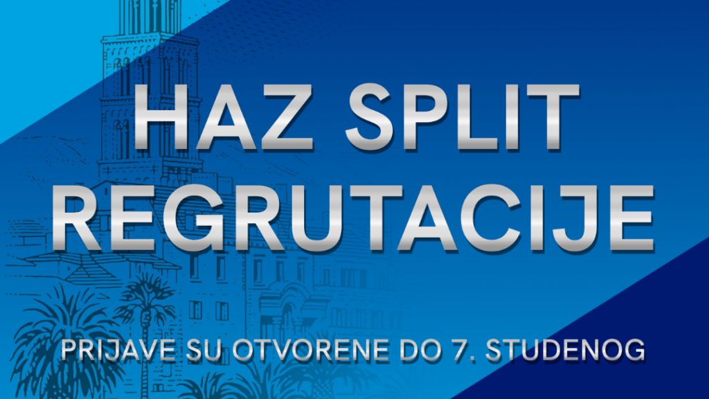 Poziv studentima za priključenje podružnici Hrvatske ak. zajednice (HAZ) u Splitu